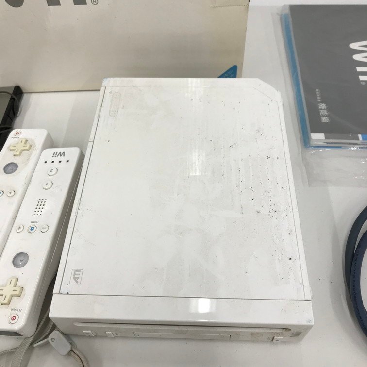 Nintendo ニンテンドー Wii 本体 RVL-001 / コントローラー×3 / ヌンチャク / ソフト おまとめセット【CEAL9041】_画像5