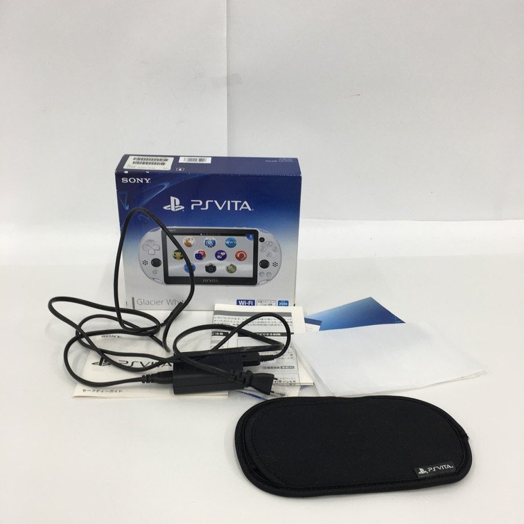 PS VITA body PCH-2000 white accessory box attaching electrification 0 the first period . ending [CEAM7016]