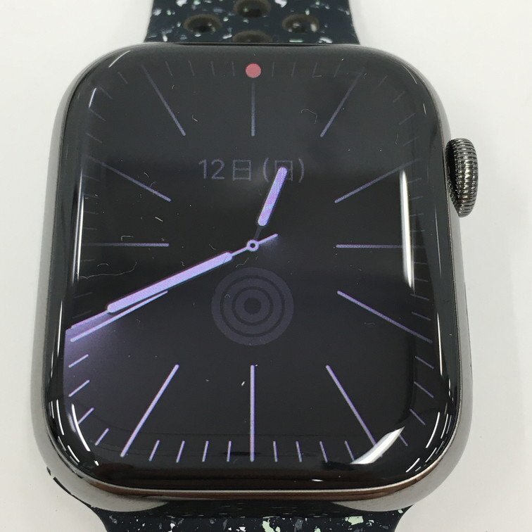 Apple Watch Series 9 45mm GPS+Cellular A2984 / MRQN3J/A グラファイト 付属品 箱付き 初期化済み【CEAL4012】_画像1