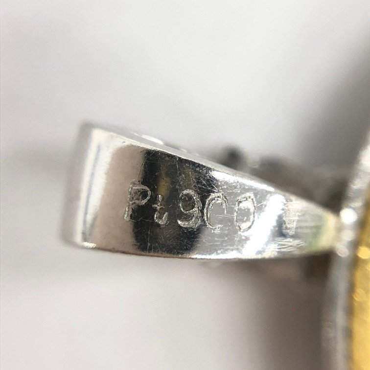 K24IG Maple leaf золотая монета подвеска с цепью рамка-оправа Pt900 diamond имеется полная масса 18.9g[CEAL6017]