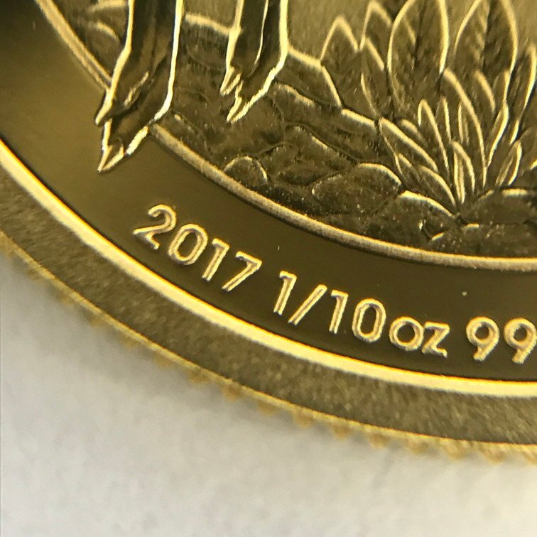 K24 original gold kangaroo gold coin 1/10 ounce 3.1g[CEAL8030]