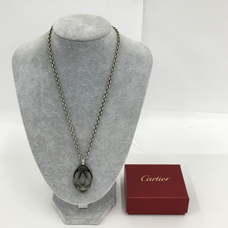 Cartier Cartier SV925 necklace gross weight 31.1g box attaching [CEAN7060]