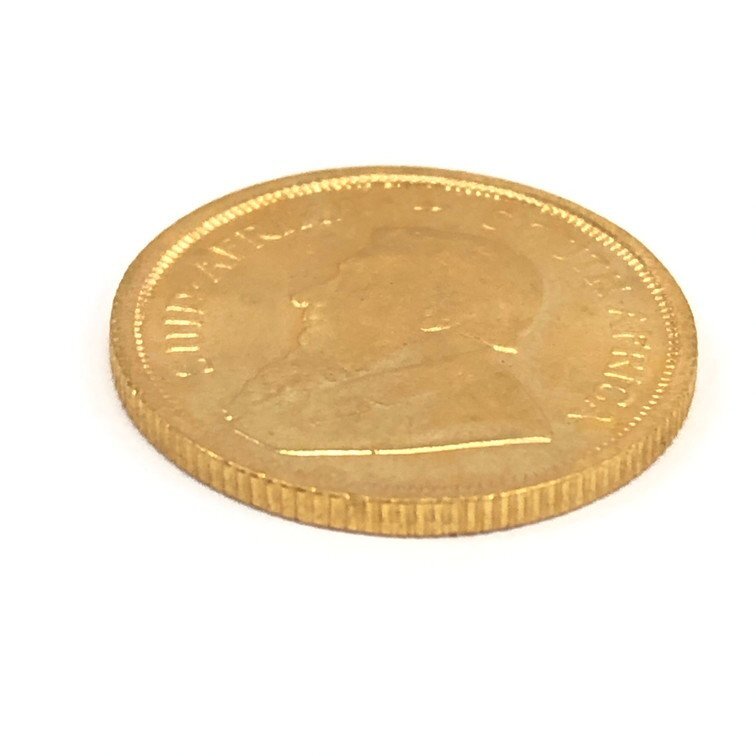 K22　南アフリカ共和国　クルーガーランド金貨　1/10oz　1985　総重量3.2g【CEAN4036】_画像7