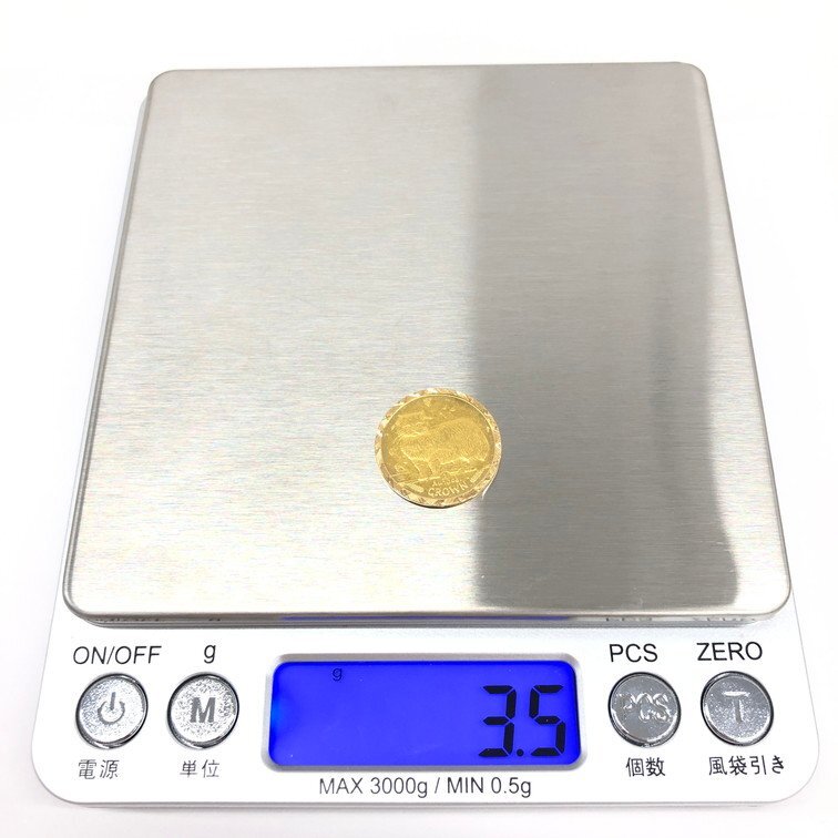 K24IG マン島 キャットコイン Au.1/10oz 金貨 総重量3.5ｇ【CEAL6033】_画像8