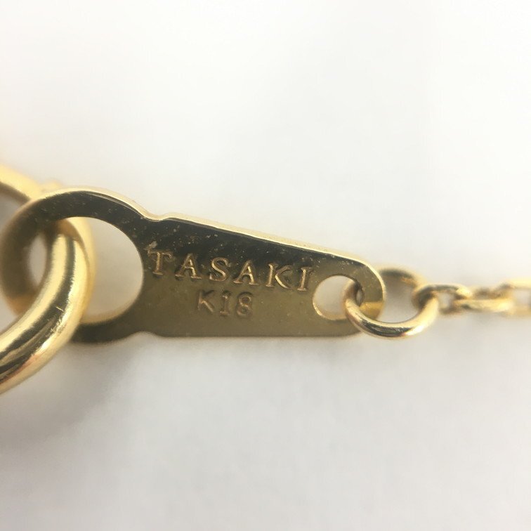 TASAKI　田崎真珠　K18　パールネックレス　6.1mm　総重量2.2g　箱付き【CEAN7035】_画像4