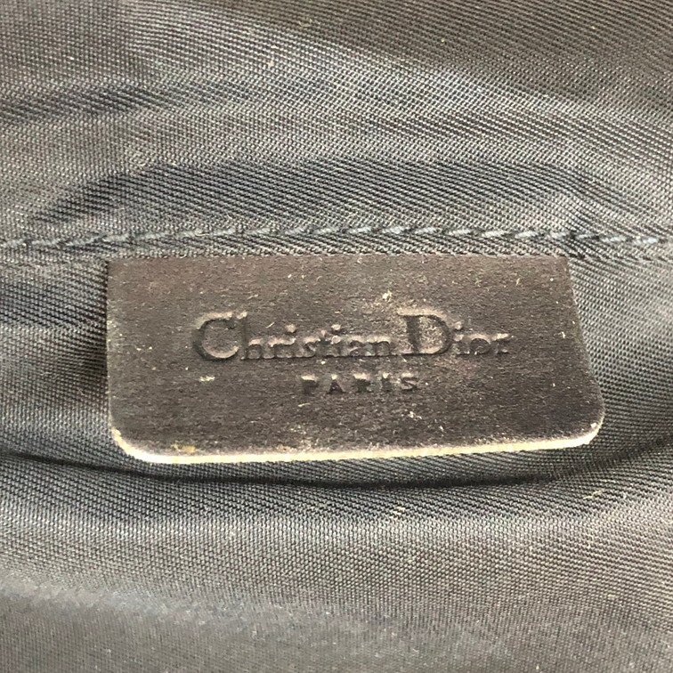 Christian Dior　クリスチャンディオール　トロッター　サドル ポーチ　MC1928【CEAO6014】_画像7