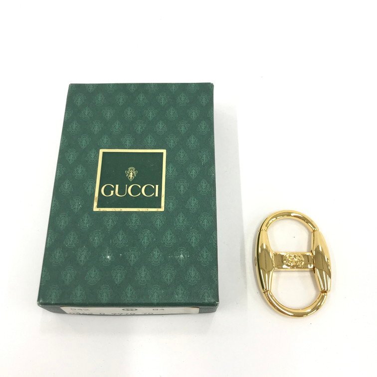 GUCCI Gucci key ring Gold color box attaching [CEAP3051]