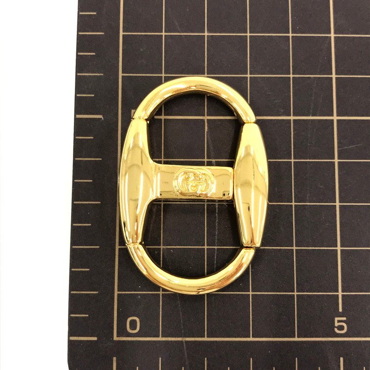 GUCCI Gucci key ring Gold color box attaching [CEAP3051]