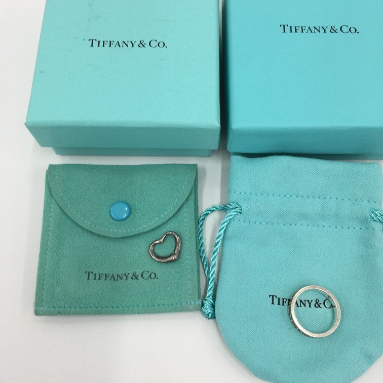 Tiffany&Co.　ティファニー　SV925　ネックレス　リング　ペンダントトップ　4点まとめ　総重量10.6g【CEAP7027】_画像2