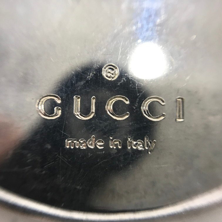 GUCCI Gucci SV925 двойной собака очарование колье полная масса 53.8g хранение пакет имеется [CEAP3033]