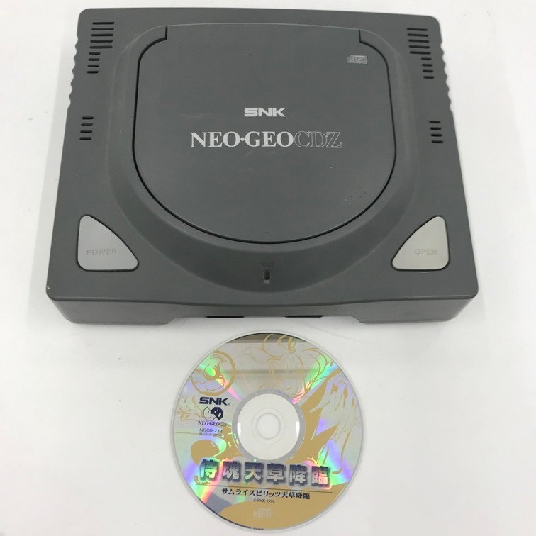 NEO・GEO ネオジオ CDZ CD-T02 本体 通電未確認【CEAQ8021】_画像1