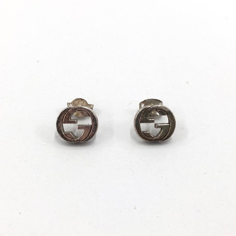 GUCCI Gucci earrings 925 gross weight 3.6g[CEAQ3019]