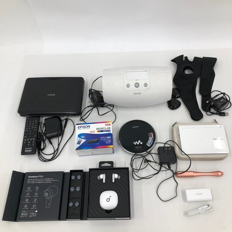 SONY DVD player / Walkman /maxell speaker etc. consumer electronics . summarize [CEAP3004]