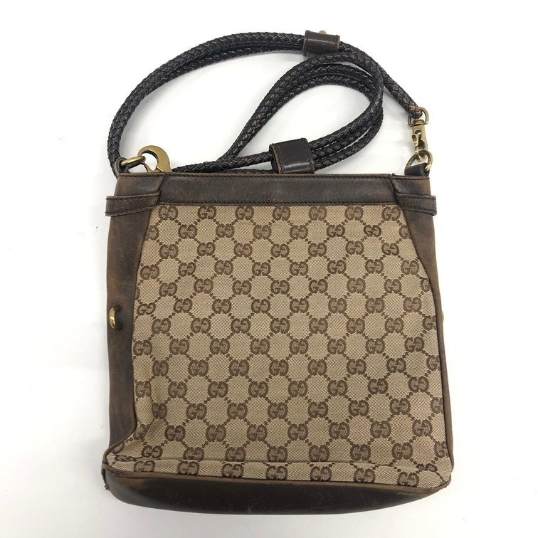 GUCCI グッチ GGキャンバス ショルダーバッグ 109106【CEAR6025】_画像2