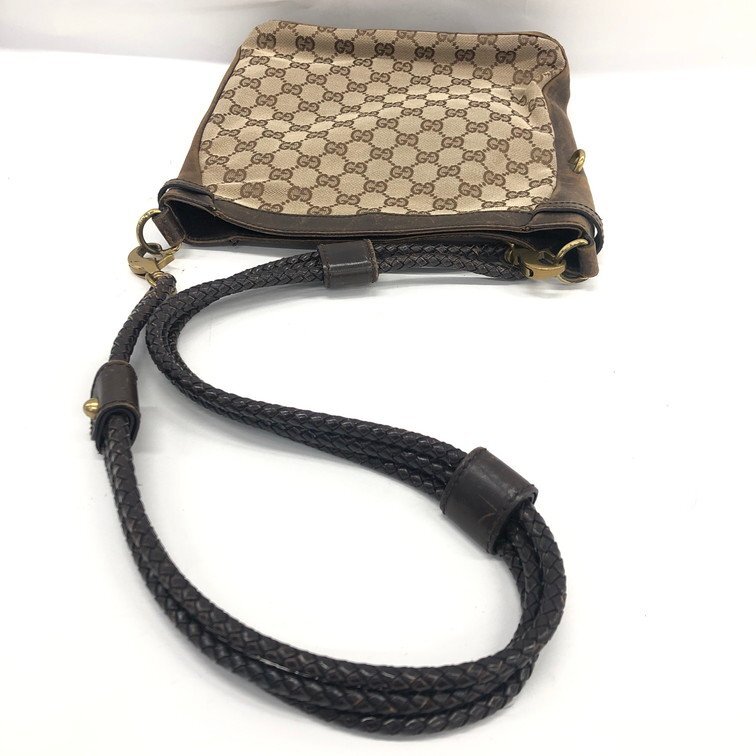 GUCCI グッチ GGキャンバス ショルダーバッグ 109106【CEAR6025】_画像3