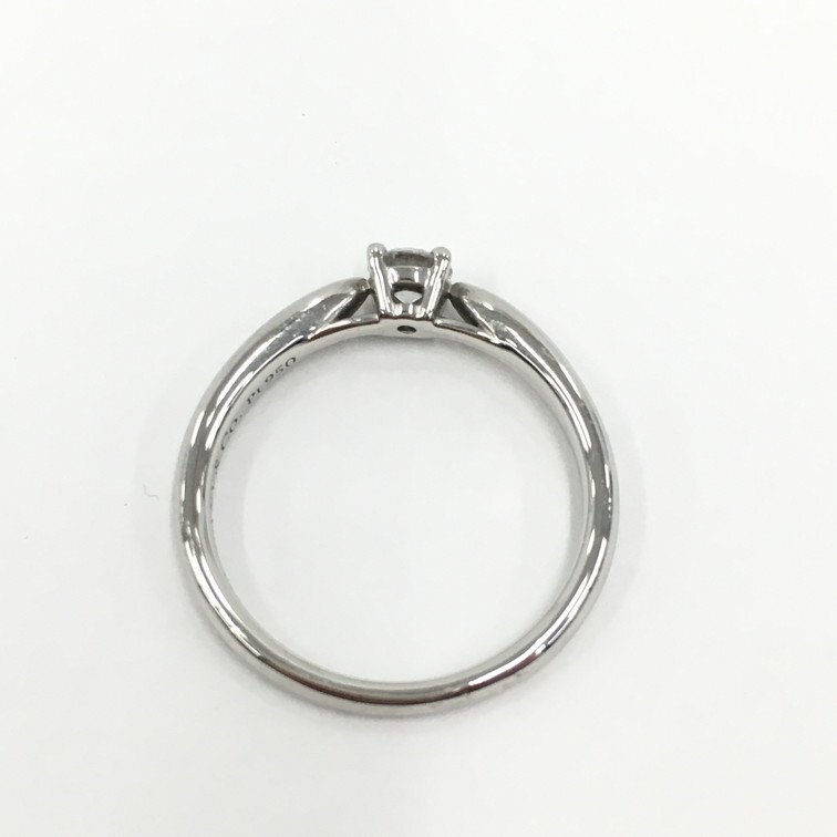 TIFFANY Tiffany ring PT950 stamp 6 number 3.1g[CEAI9034]