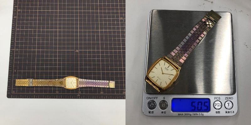 SEIKO セイコー 腕時計 Dolce 14K刻印 9520-5050 350123 総重量50.5ｇ不動品【CEAL0002】_画像10