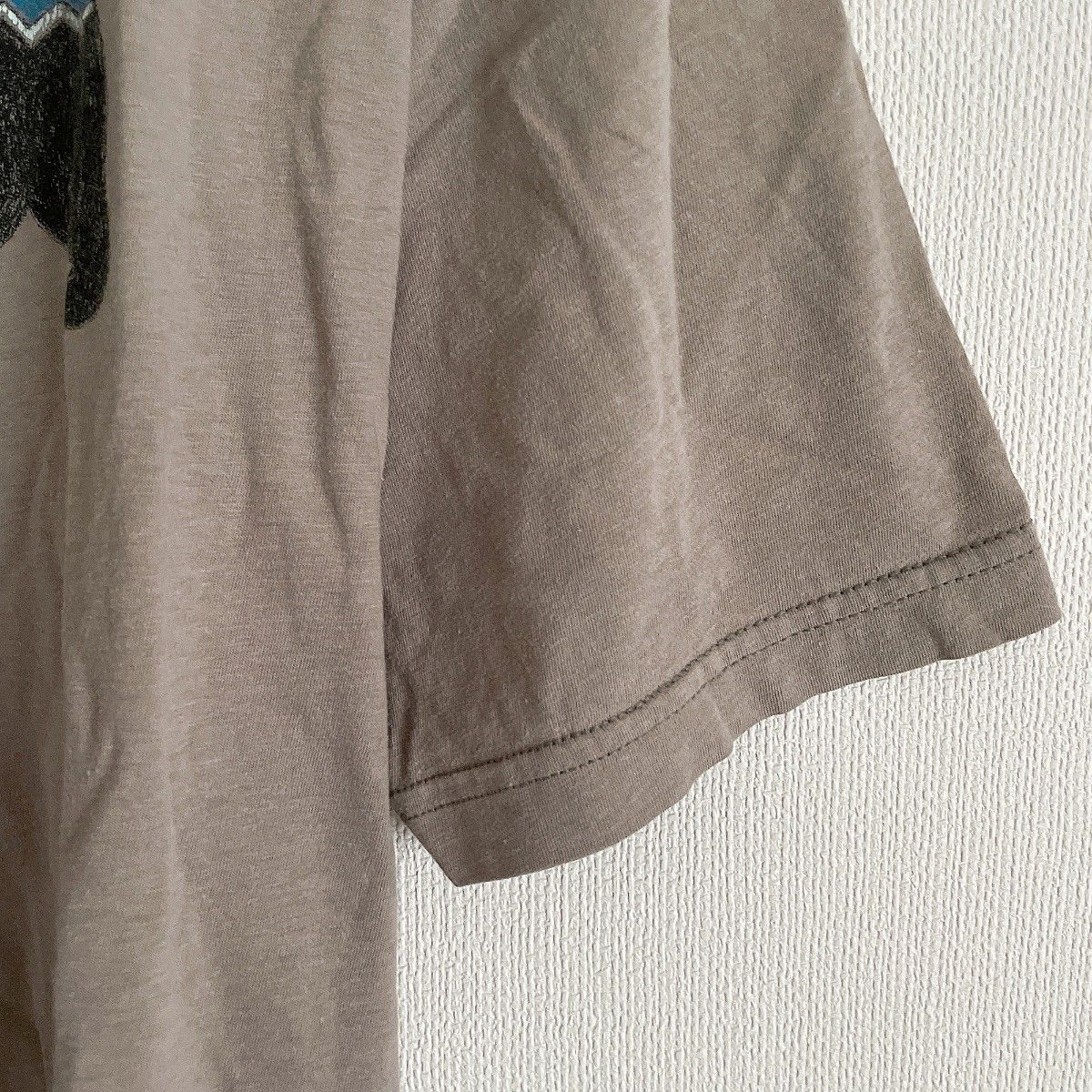 patagonia　パタゴニア　プリント　半袖　Tシャツ　ベージュ　Sサイズ