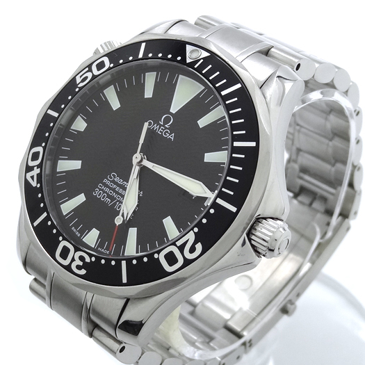 オメガ シーマスター 300m 2254.50 ステンレス ブラック 黒 ウォッチ 腕時計 OMEGA 横浜BLANC_画像2