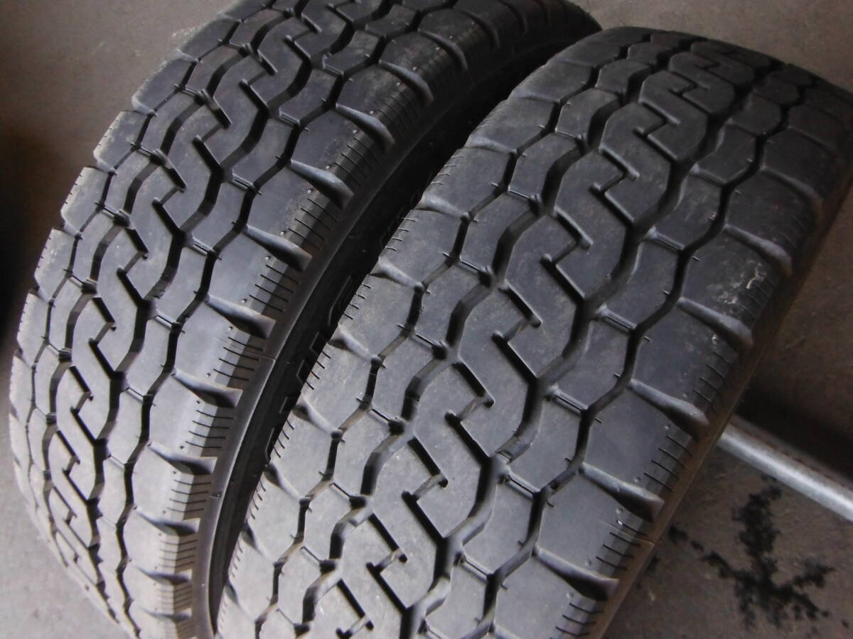 L2658　送料無料! 2本SET価格! バリ溝 205/60R17.5 111/109L 2023年製 ブリヂストン M804 MIX オールシーズン 205/60/17.5 205/60-17.5_画像3