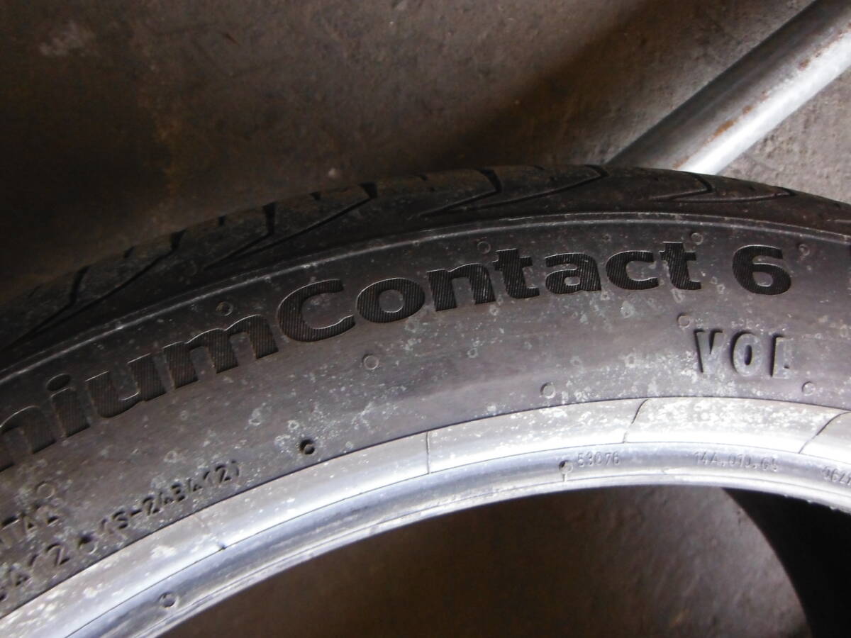 P2552　送料無料! 1本のみ! バリ山 夏タイヤ 235/40R19 Continental コンチネンタル premium contact6 VOL 235/40/19 エアーチェック済!_画像10