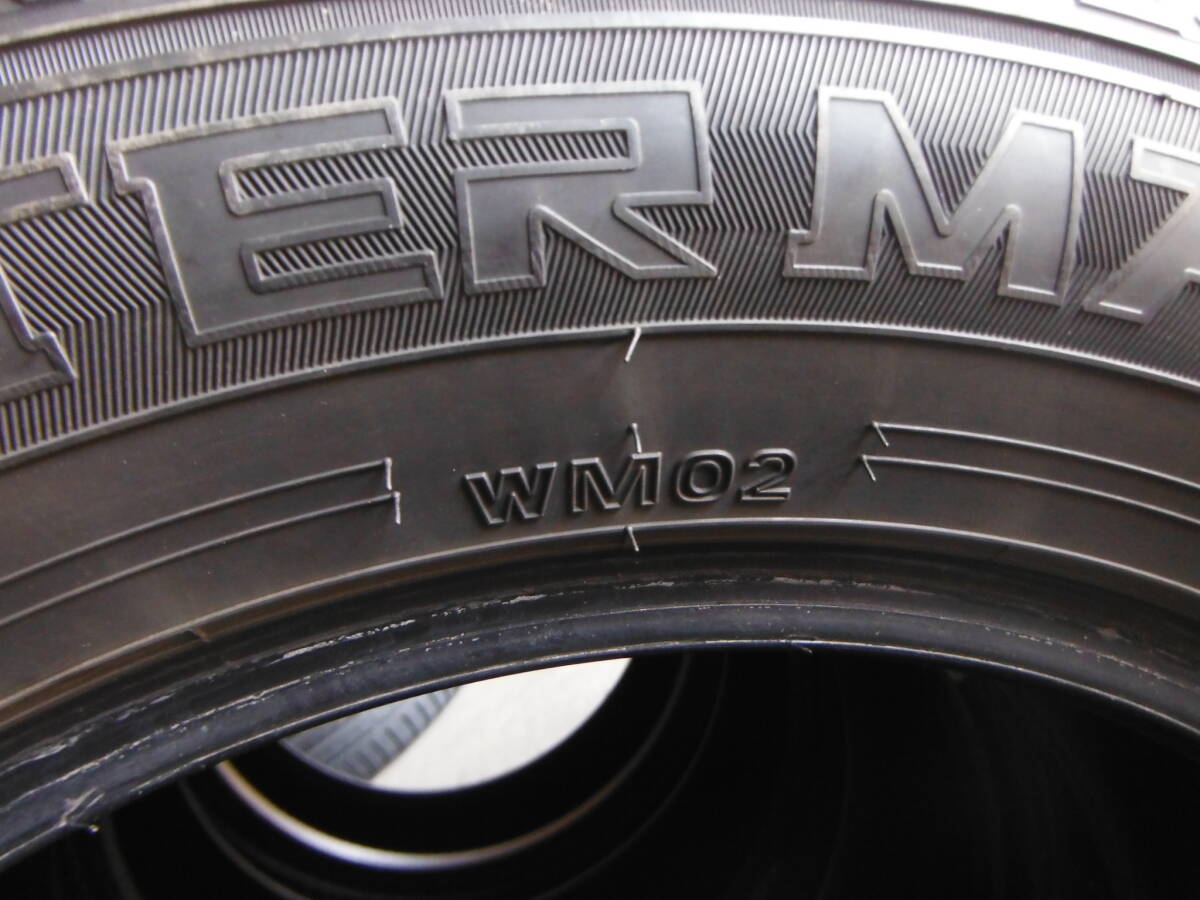 P2561　送料無料! 4本価格! 超バリ山 205/60R16 ダンロップ スタッドレス WINTERMAXX WM02 205/60-16 205/60/16 エアーチェック済!_画像10