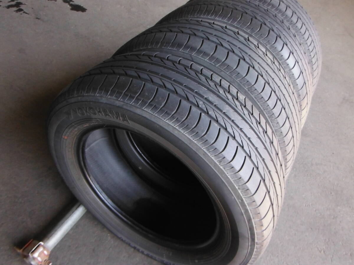 P2563　送料無料! 4本SET価格! バリ溝 225/60R17 夏タイヤ ヨコハマ BluEarth ブルーアース E70 225/60-17 225/60/17 エアーチェック済!_画像2