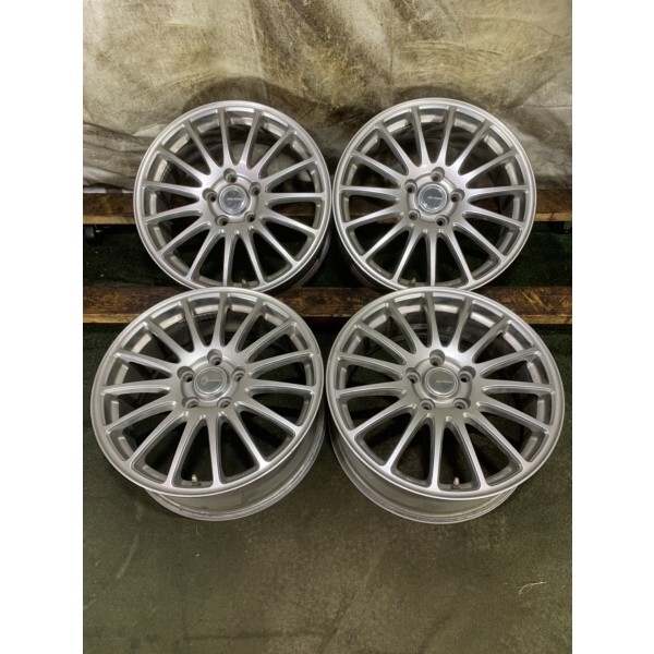 ★送料無料★BS.ECO FORME 17x7J 5H 114.3 +53 φ73 4本/中古社外アルミホイール 1890_84_画像1