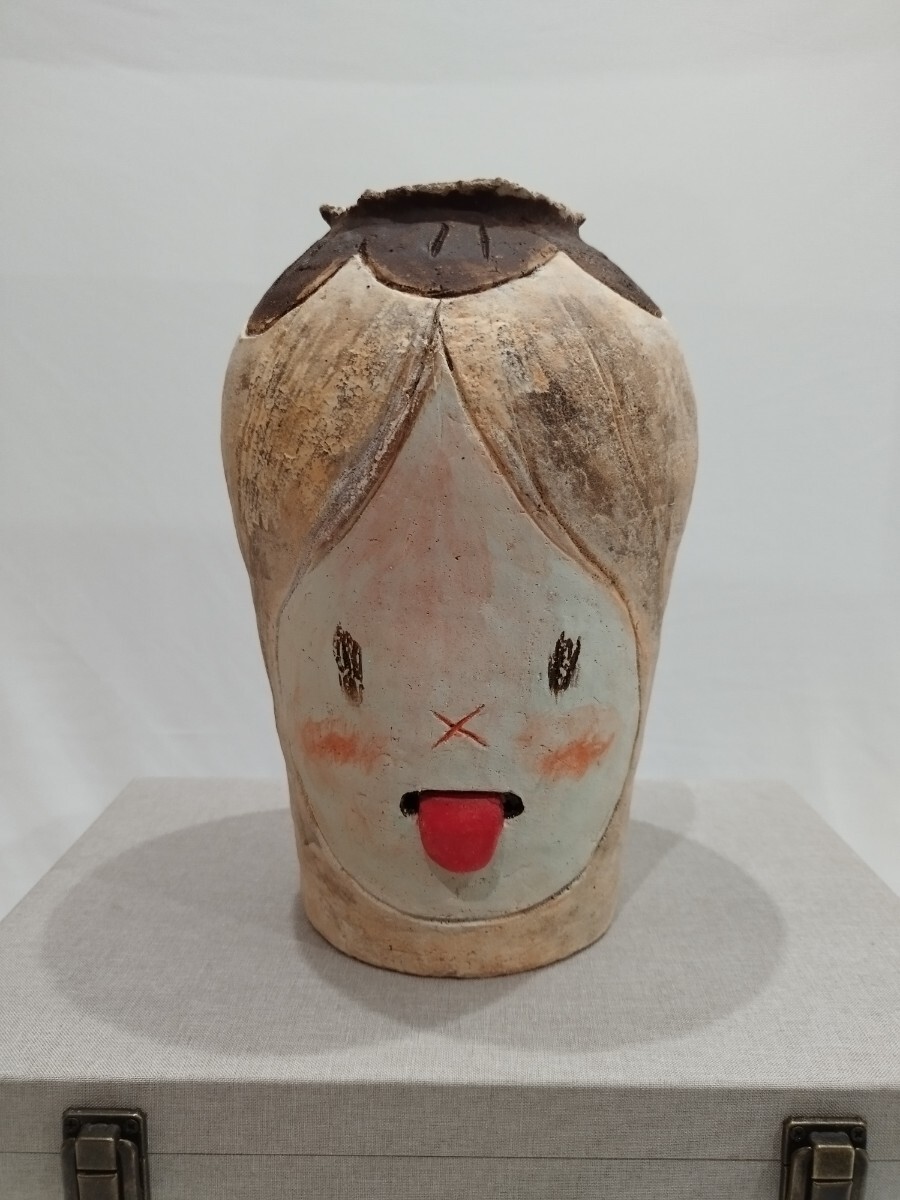 【模写】奈良美智 Yoshitomo Nara Untitled Ceramic 30cm_画像1