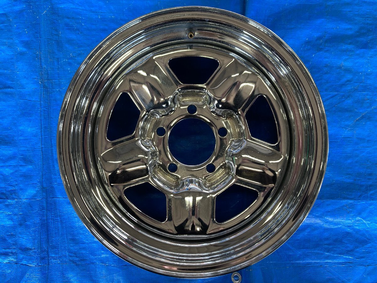 AH-152 TSW　スター　STAR　クローム　15×7J　PCD114.3　ハブ径約84.55㎜　5H　4本　センターキャップ2個　送料無料　個人宅発送不可_3