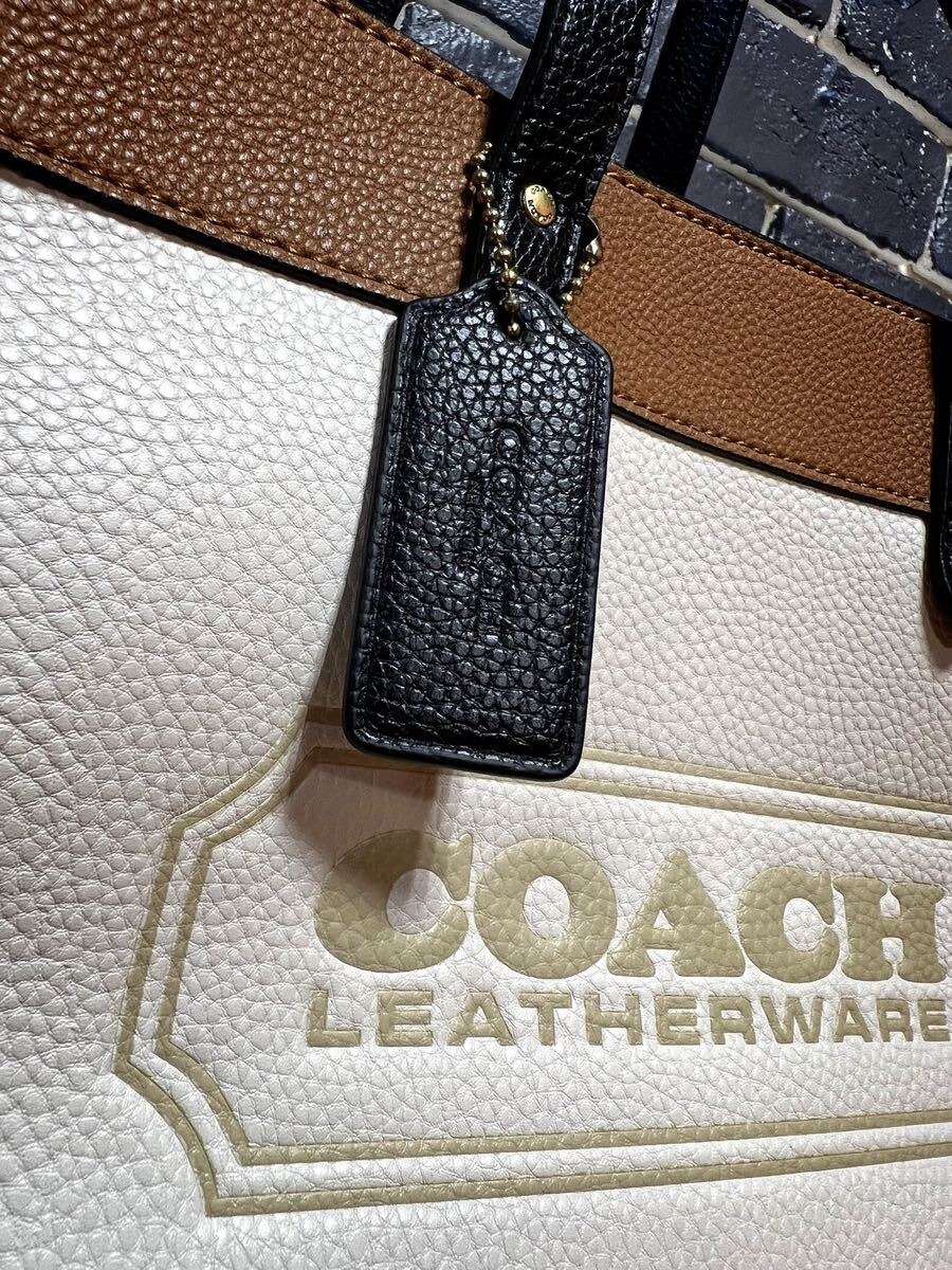 COACH コーチ フィールド トート ハンドバッグ ショルダーバッグ_画像4