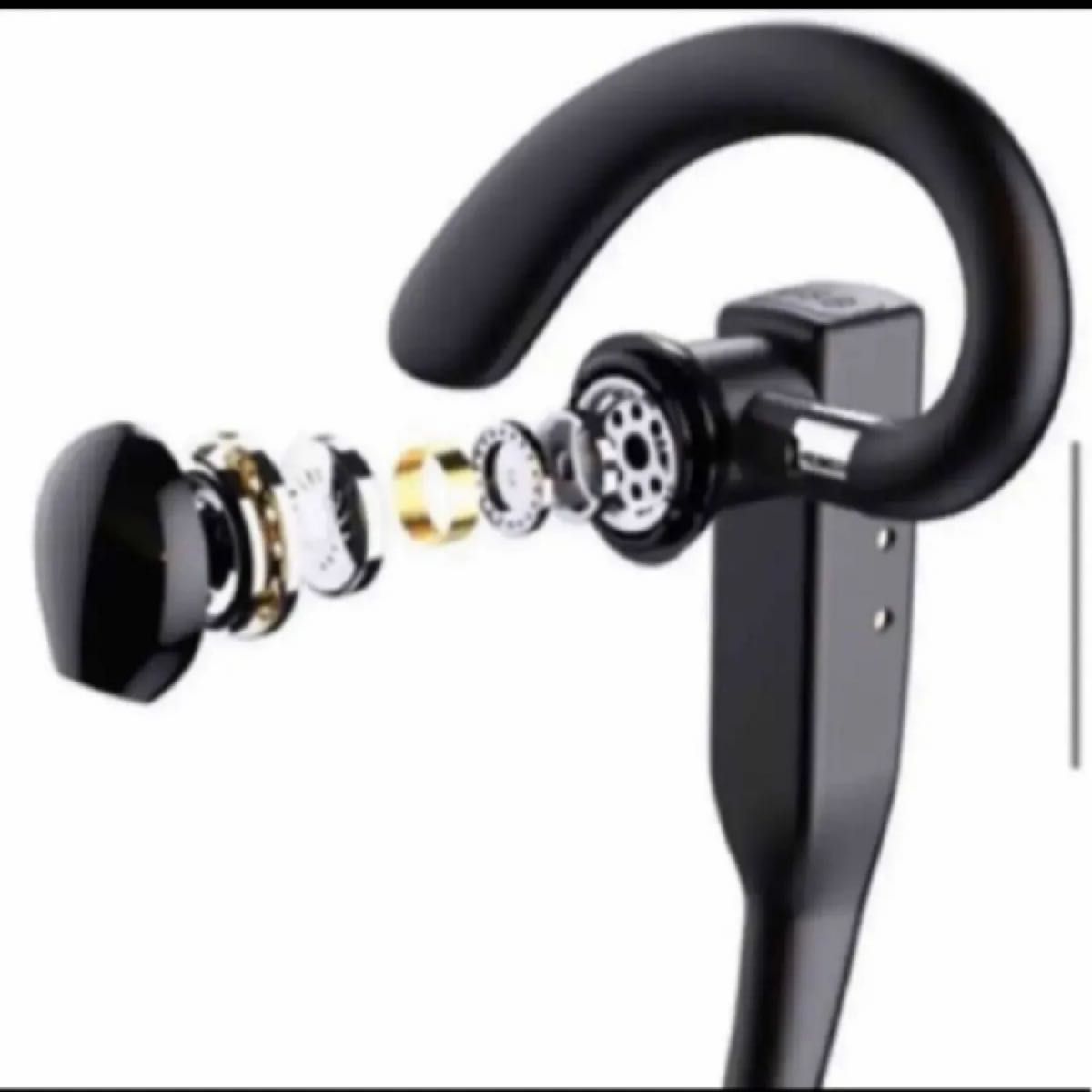 Bluetooth5.1ヘッドセットイヤホン ワイヤレスイヤホン 片耳 耳掛け式