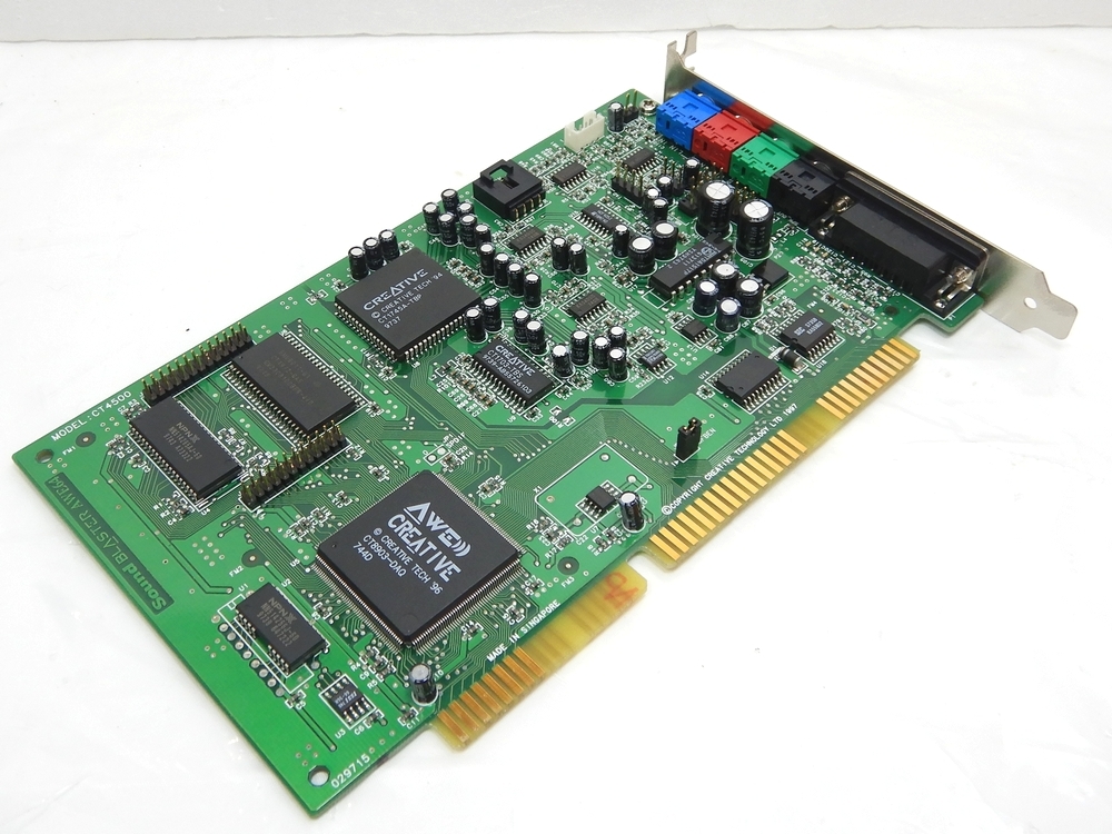 Creative Labs Sound Blaster AWE64 CT4500 ISA bus for sound board operation not yet verification 