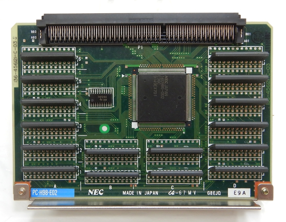 NEC　PC-H98-E02　UA-67MV　256色ボード 拡張ボード 動作未確認_画像1