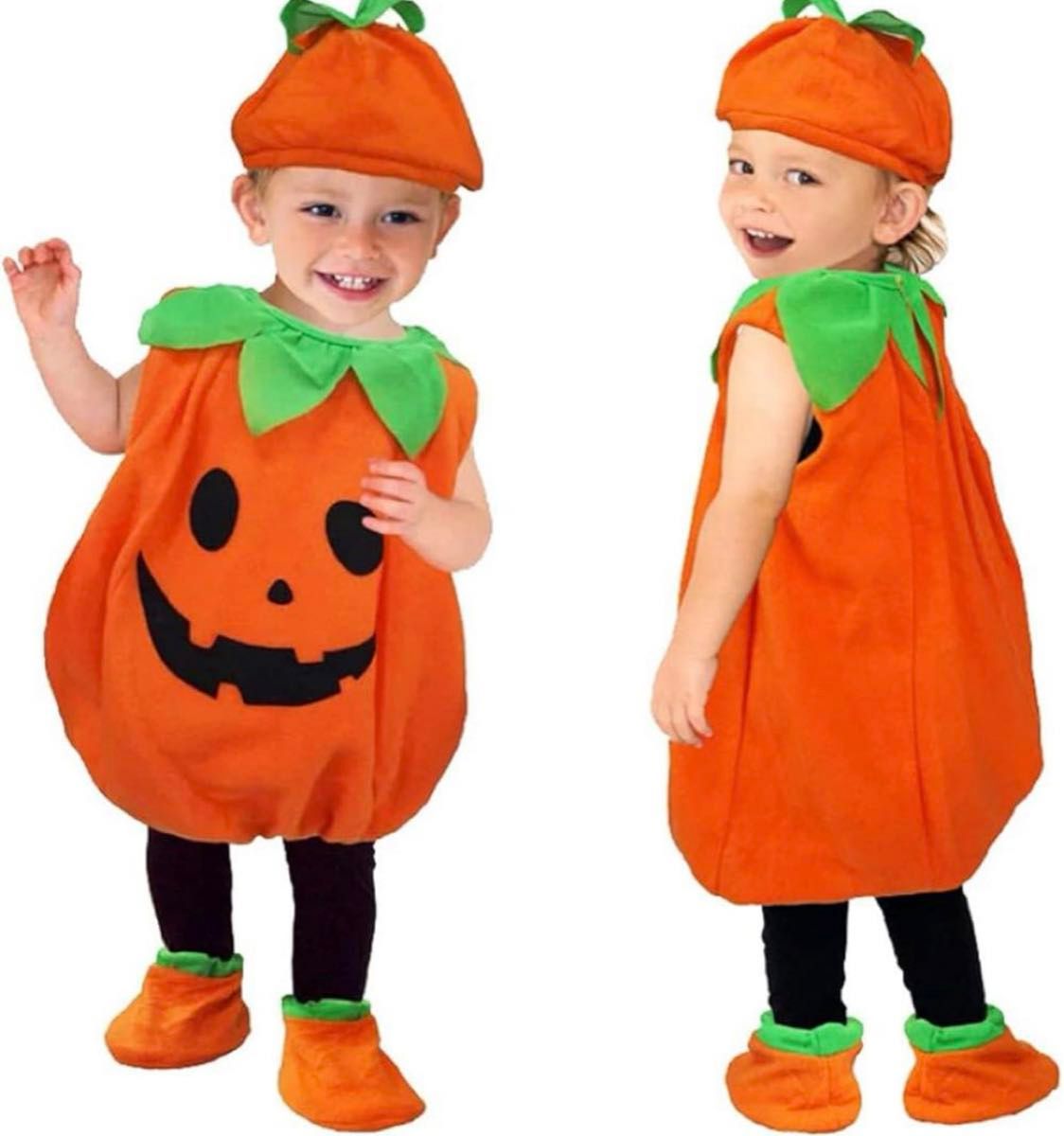 ハロウィン 子供用コスプレ かぼちゃ