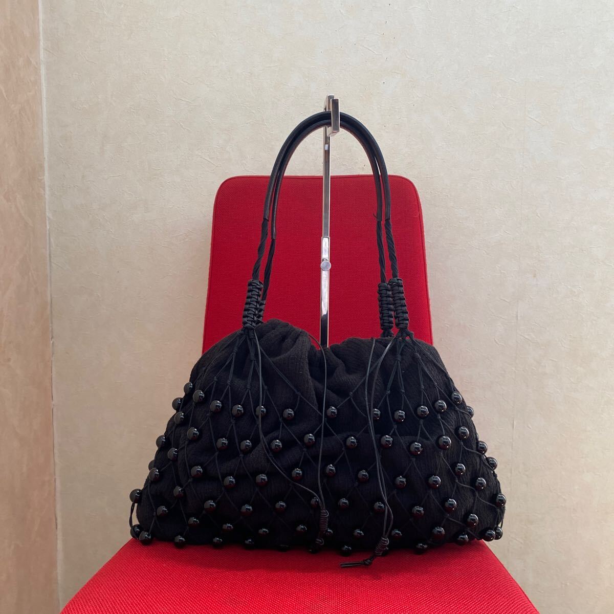 LOW CLASSIC | ロウ クラシック　ビーズバッグ ・ LOW CLASSIC BEADS BAG　美品