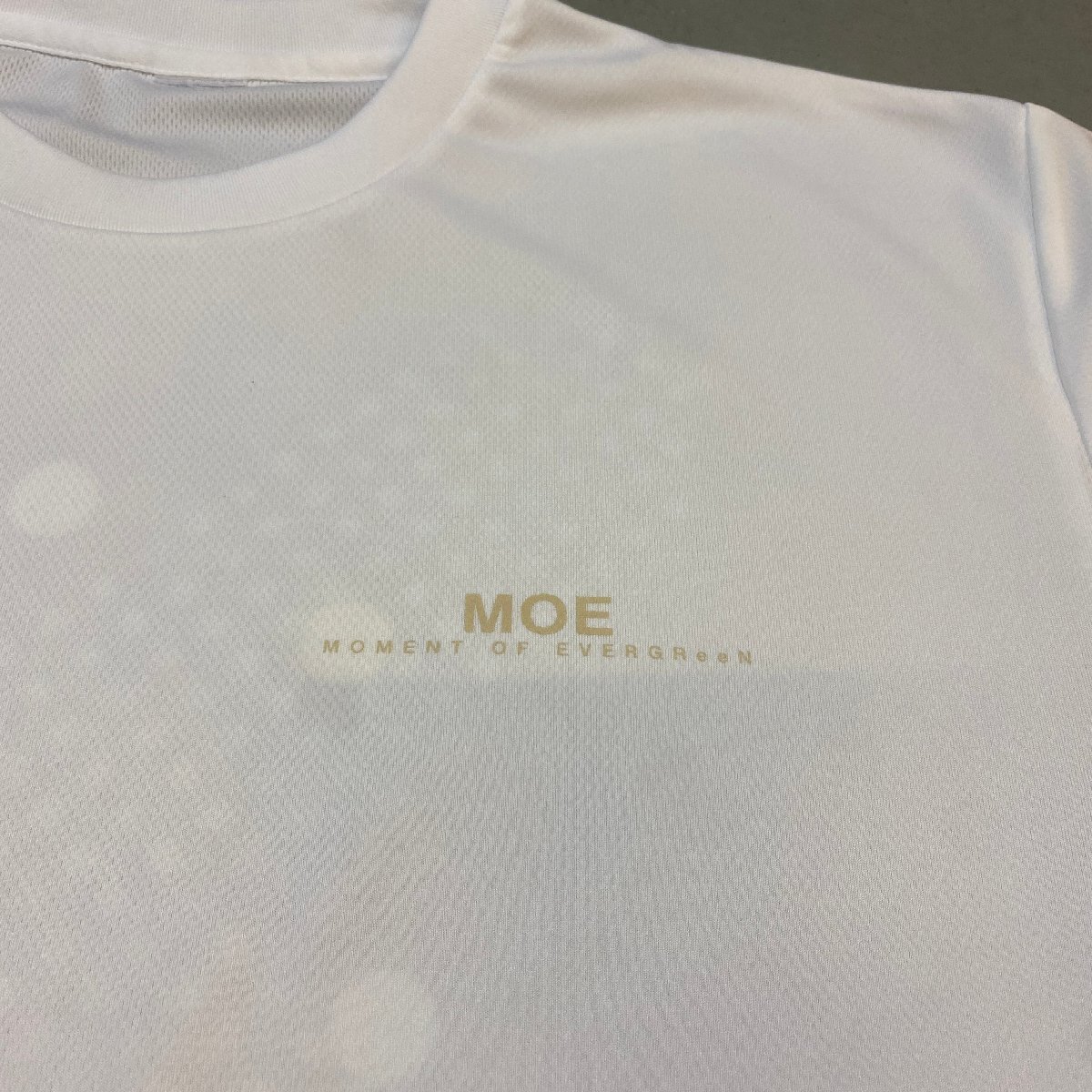 ☆MOE -MOMENT OF EVERGReeN- モエ モーメントオブエヴァグリーン☆THE BEST Logo TEE SS ロゴTシャツ 受注限定 タグ無し GENERATIONS_画像2