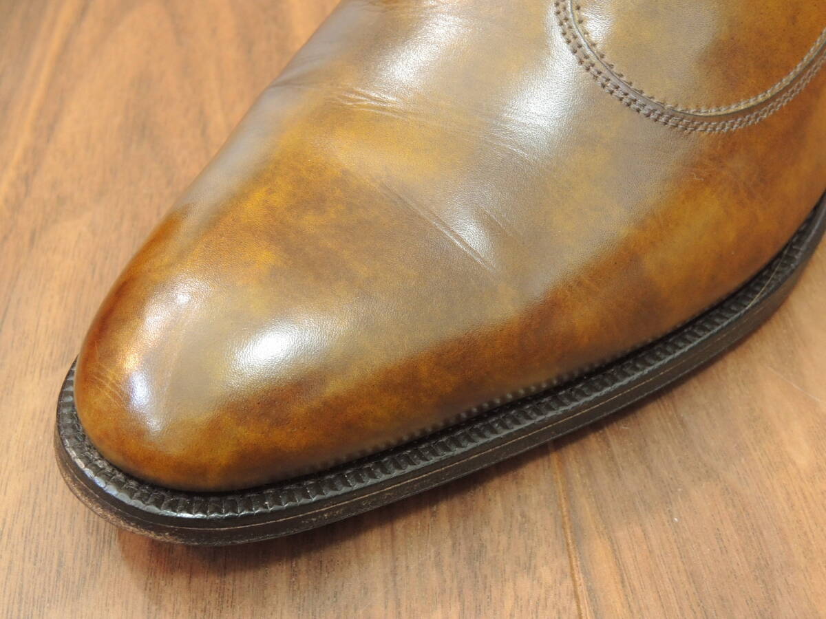 ★新品同様レベル　40万円　歴代のイヤーモデルでも指折りの人気ビンテージ　イヤーモデル JOHN LOBB 2005　9E　ミュージアムカーフ_画像6