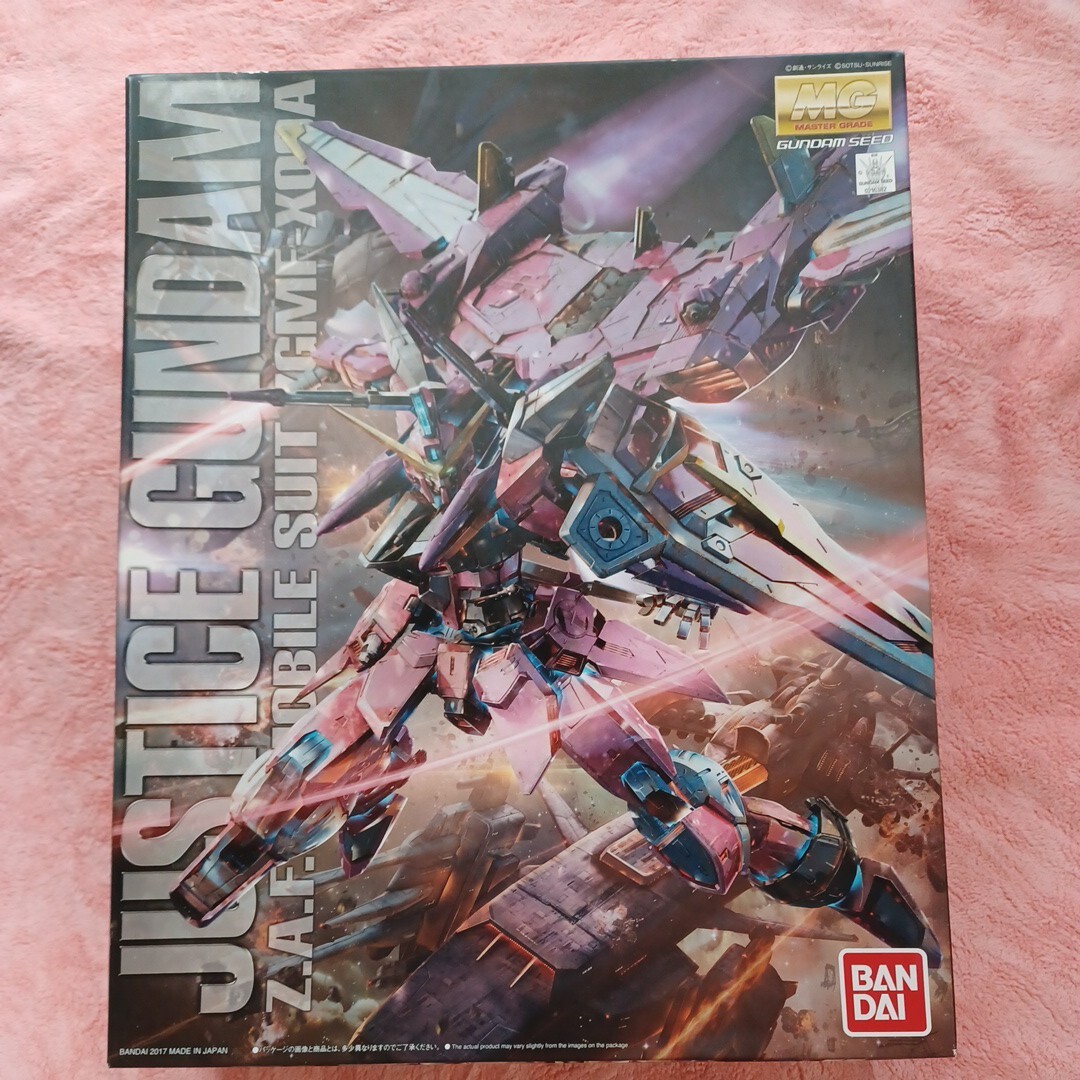 Bandai 1/100MG Justy s Gundam Mobile Suit Gundam SEED не собран цвет разделение завершено пластиковая модель 