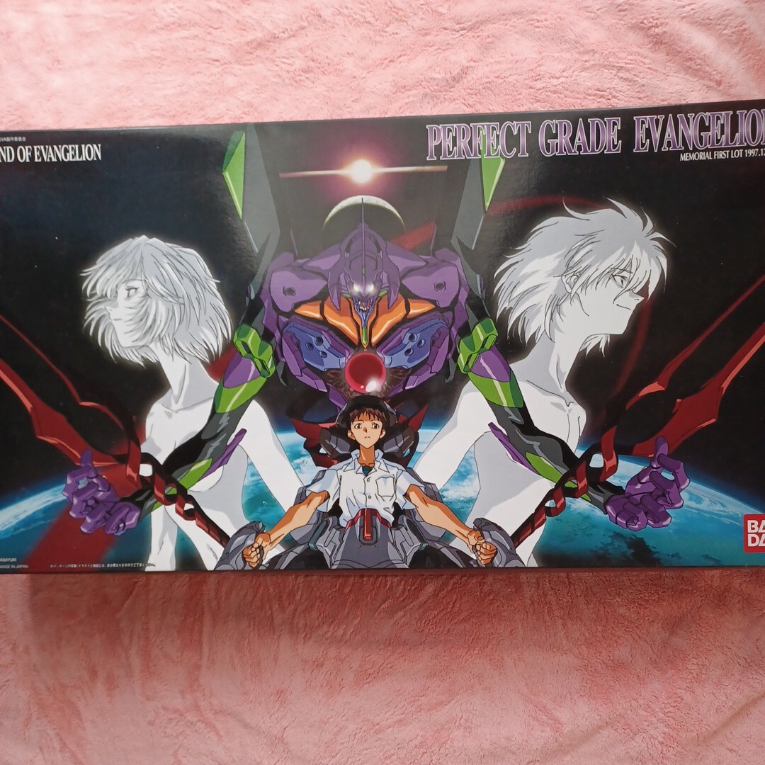  Bandai PG grade Evangelion Unit-01 not yet constructed plastic model Neon Genesis Evangelion 