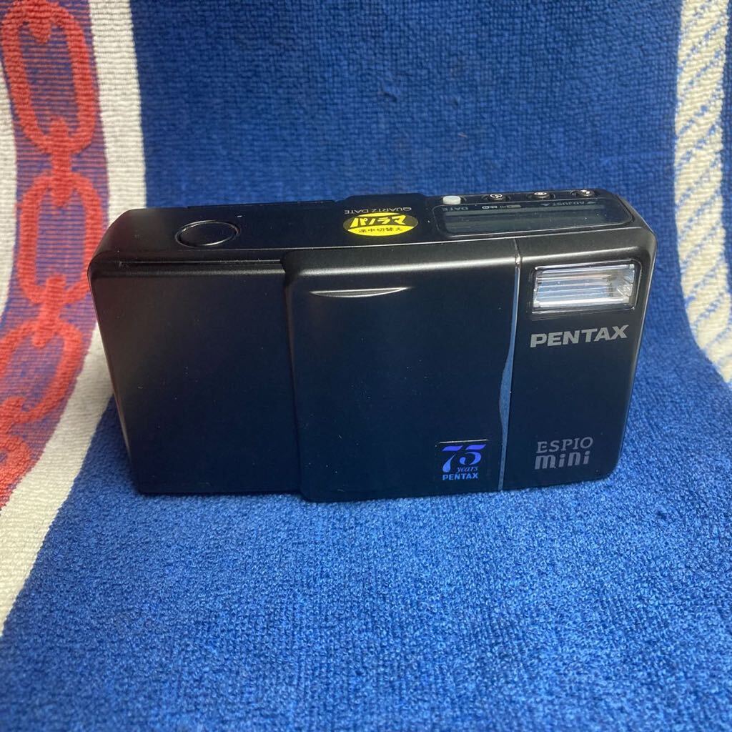 * considerably beautiful * ultimate beautiful goods *PENTAX ESPIO mini 75. year of model Pentax compact film camera considerably beautiful secondhand goods 