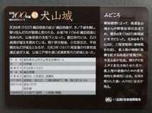 名鉄◆犬山市制70周年記念系統板デザインマグネット 城カード マンホールカード 歴まちカード ４種セット_画像8