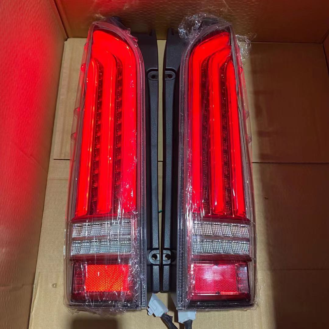  Hiace 200 series full LED tail light tail lamp sequential all model conform 7 type OK clear 