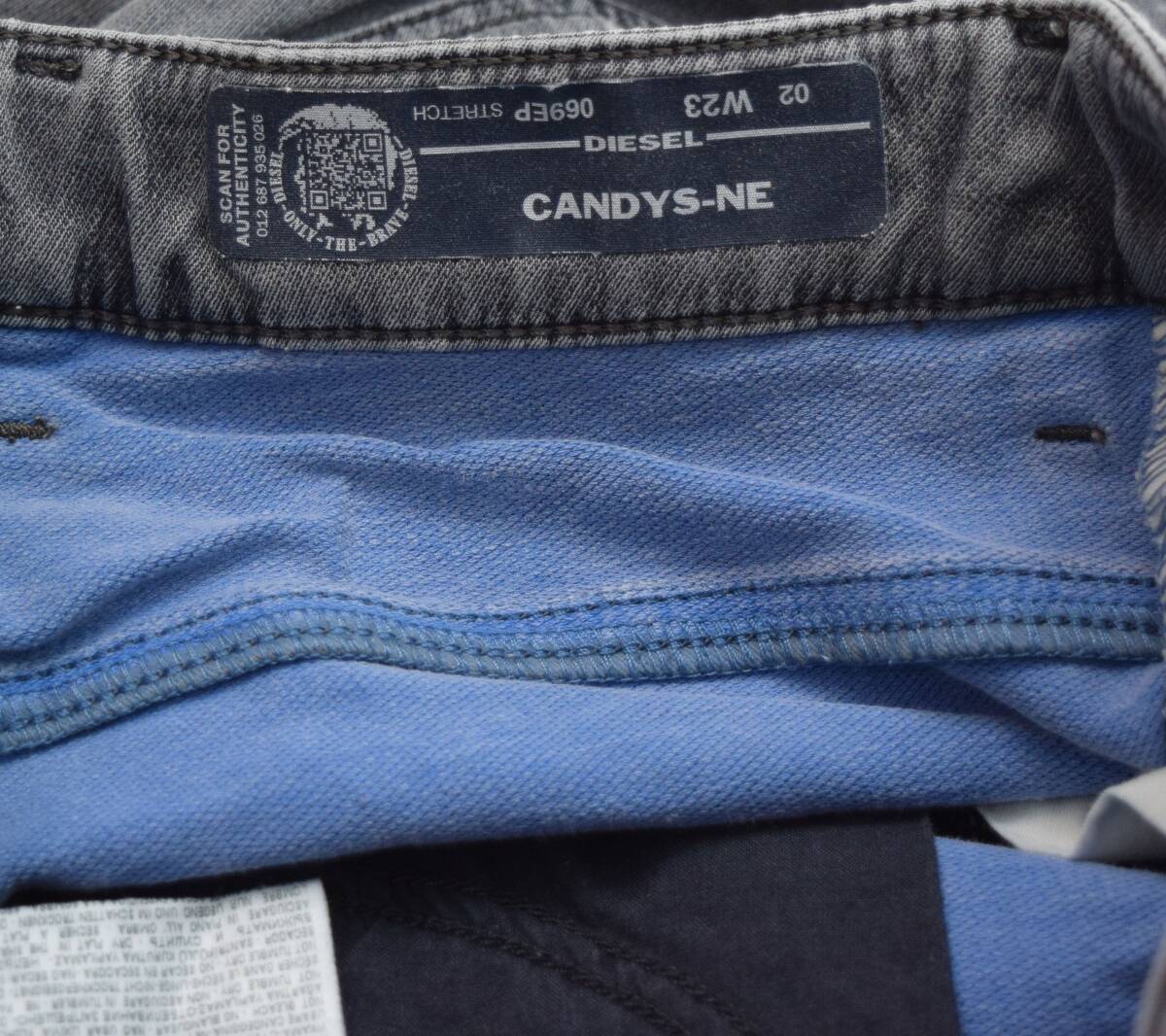  обычная цена примерно 4 десять тысяч DIESEL дизель CANDYS-NE 069EP Jog джинсы стрейч Denim брюки размер 23