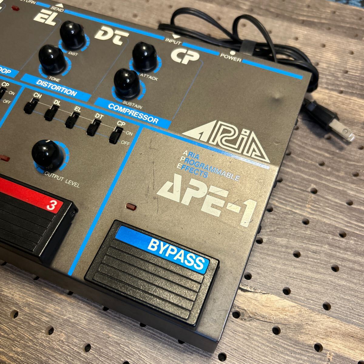 超貴重】昭和ビンテージマルチエフェクター ARIA APE-1 1986年