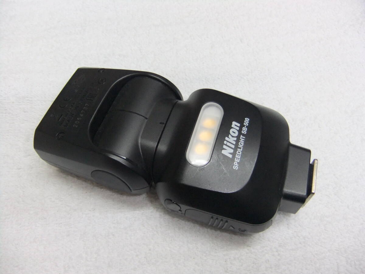 ニコン Nikon SB-500 スピードライト 電池付 動作確認済_画像2