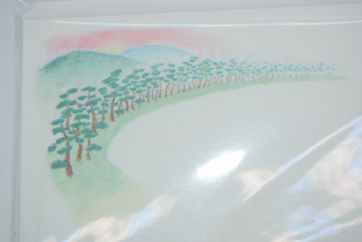 茶道具 懐紙 絵懐紙 浜松の絵 1帖(30枚) 17.5×14.5cm 21-8308_画像3