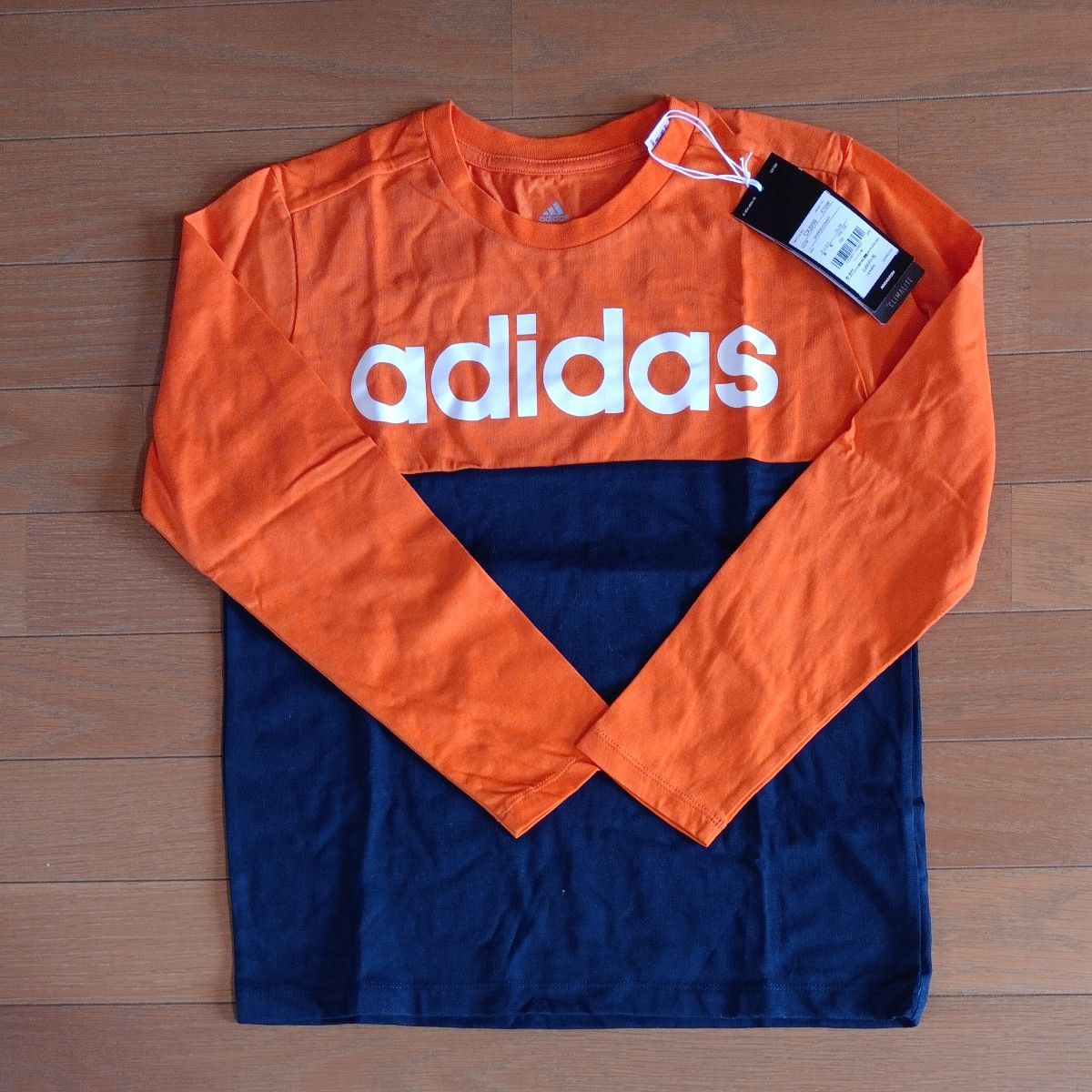 adidas  Tシャツ／アディダス  ボーイズ ESS カラーブロック 長袖Tシャツ ETO96-CX3939 （Jr）