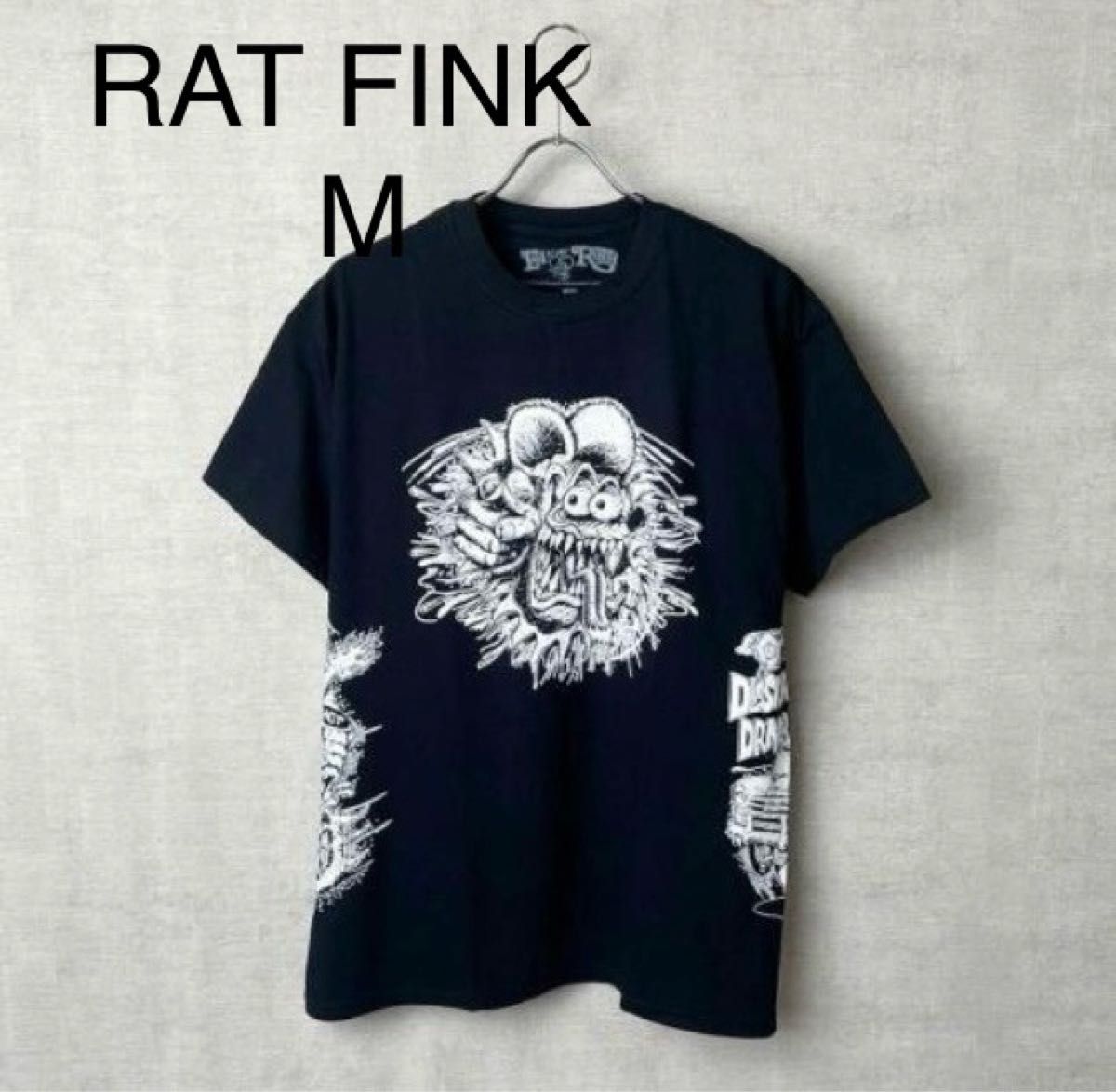 RAT FINK ラットフィンク 黒  半袖　Tシャツ　M 新品