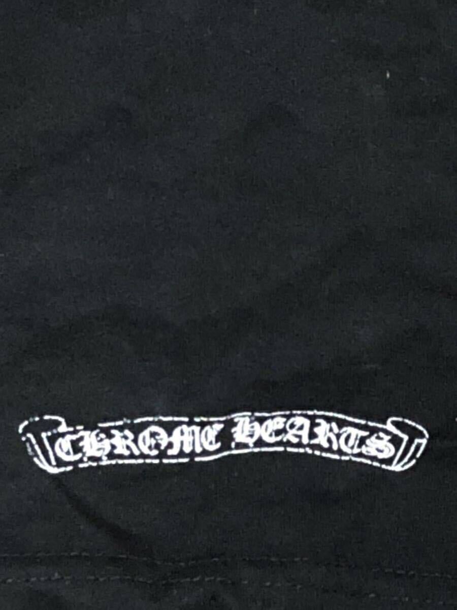  rare! period thing! hard-to-find!CHROME HEARTS Chrome Hearts short sleeves T-shirt back print hose shoe cotton Msize regular goods! old clothes 